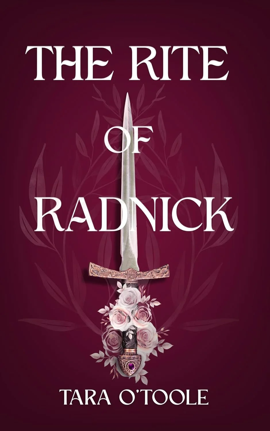 The Rite of Radnick by Tara O’Toole book cover featuring a dystopian fantasy romantasy design with a deadly rite of passage, oppressive theocracy, and forbidden love quest