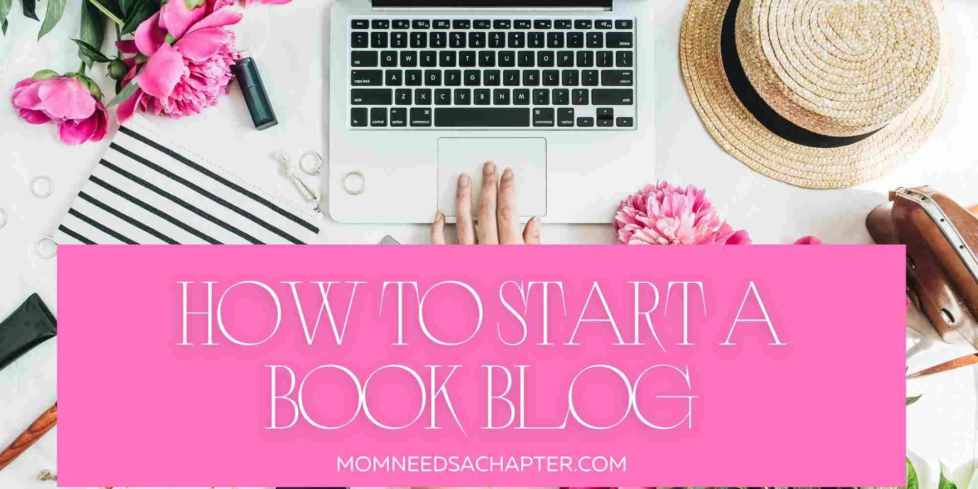 How to start a book blog banner.