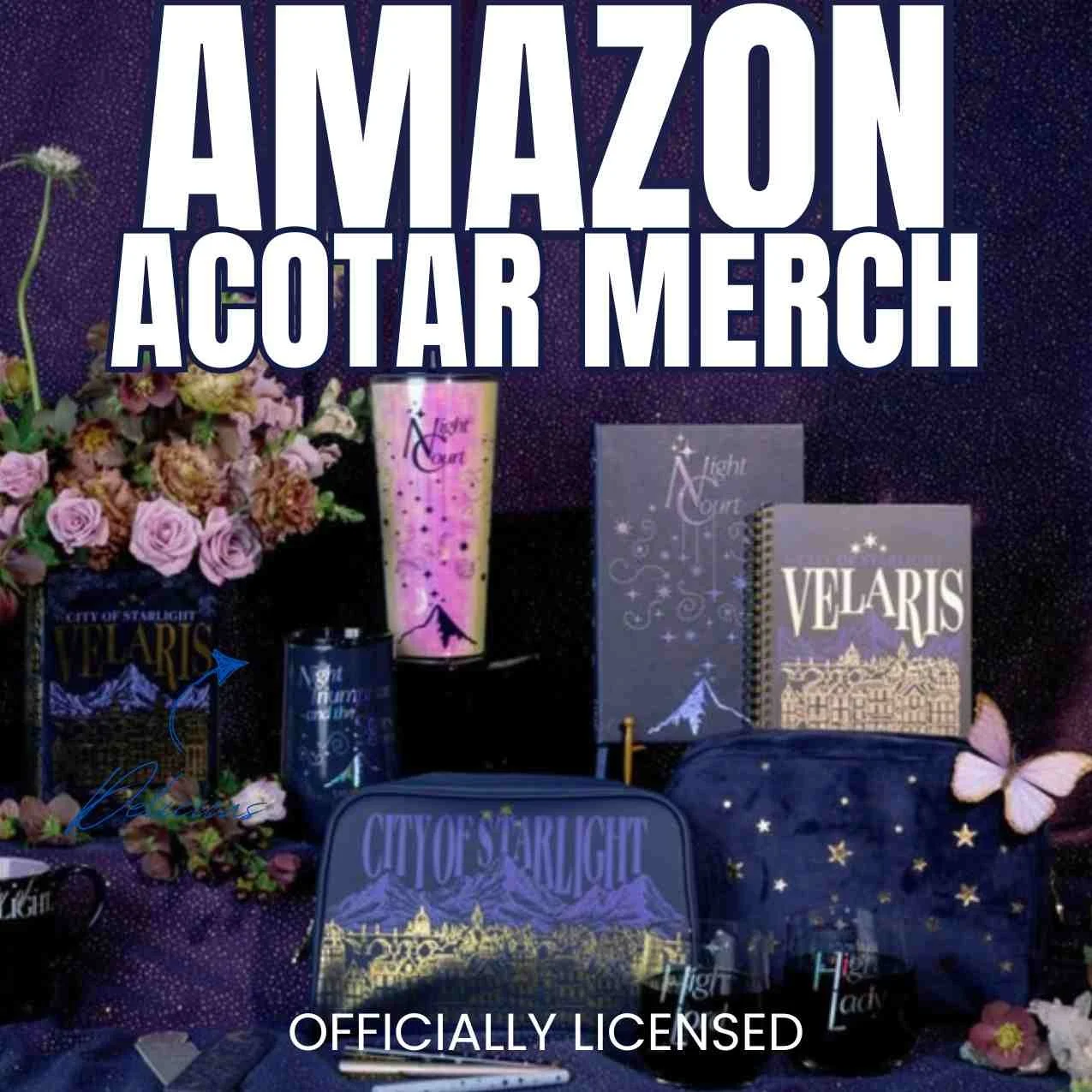 Amazon ACOTAR Merch officially licensed bookish merch