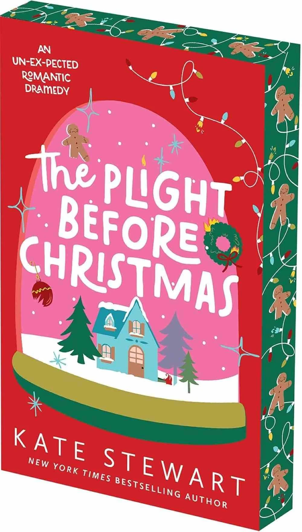 Deluxe paperback edition of the christmas romance The Plight Before Christmas by Kate Stewart
