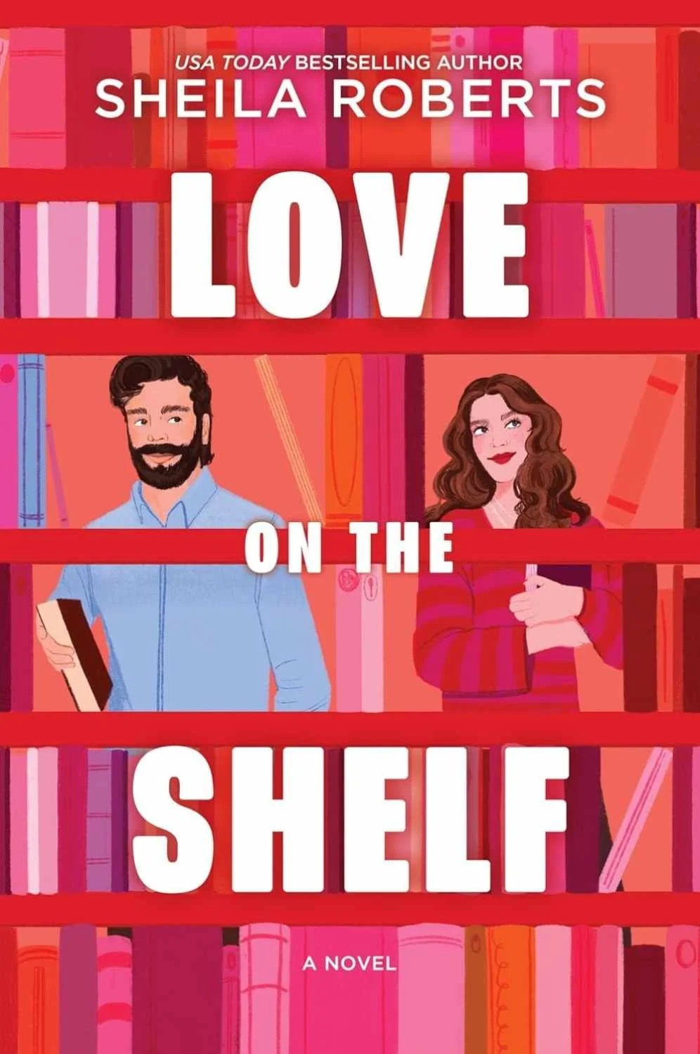Cover graphic for the romance Love on the Shelf