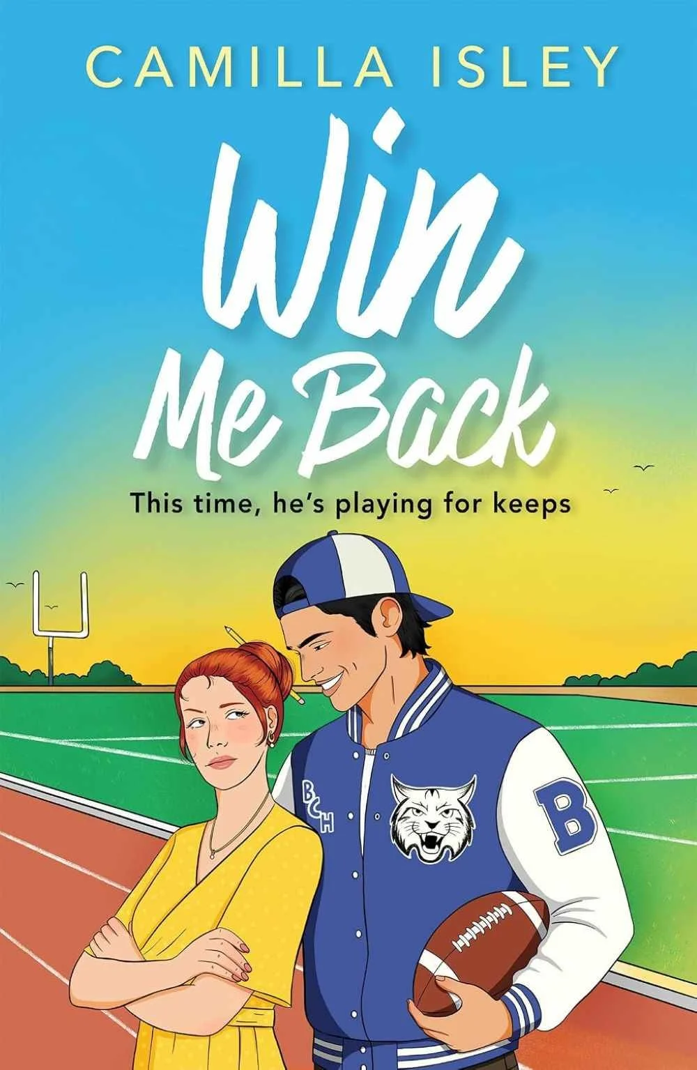 Cover graphic for the October 2026 romance release Win Me Back by Camilla Isley
