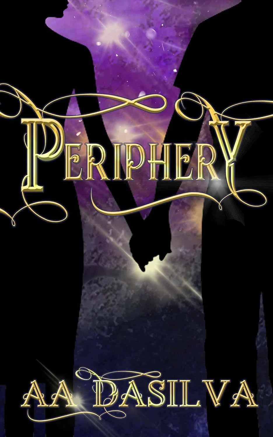 Cover graphic for the indie sci-fi romance Periphery by AA Dasilva