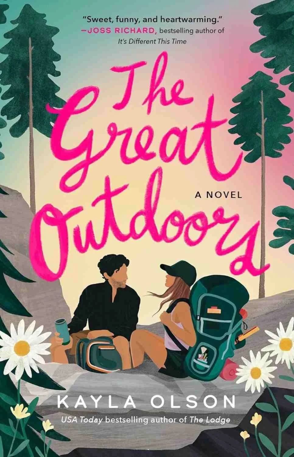 Cover graphic for the summer rom com The Great Outdoors by Kayla Olson