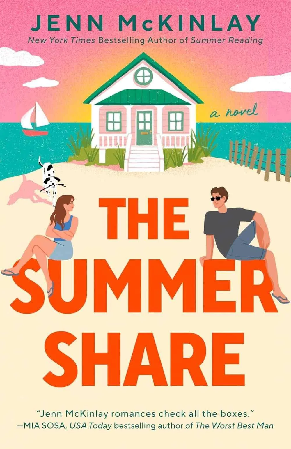 Graphic for the summer romance The Summer Share by Jenn McKinlay