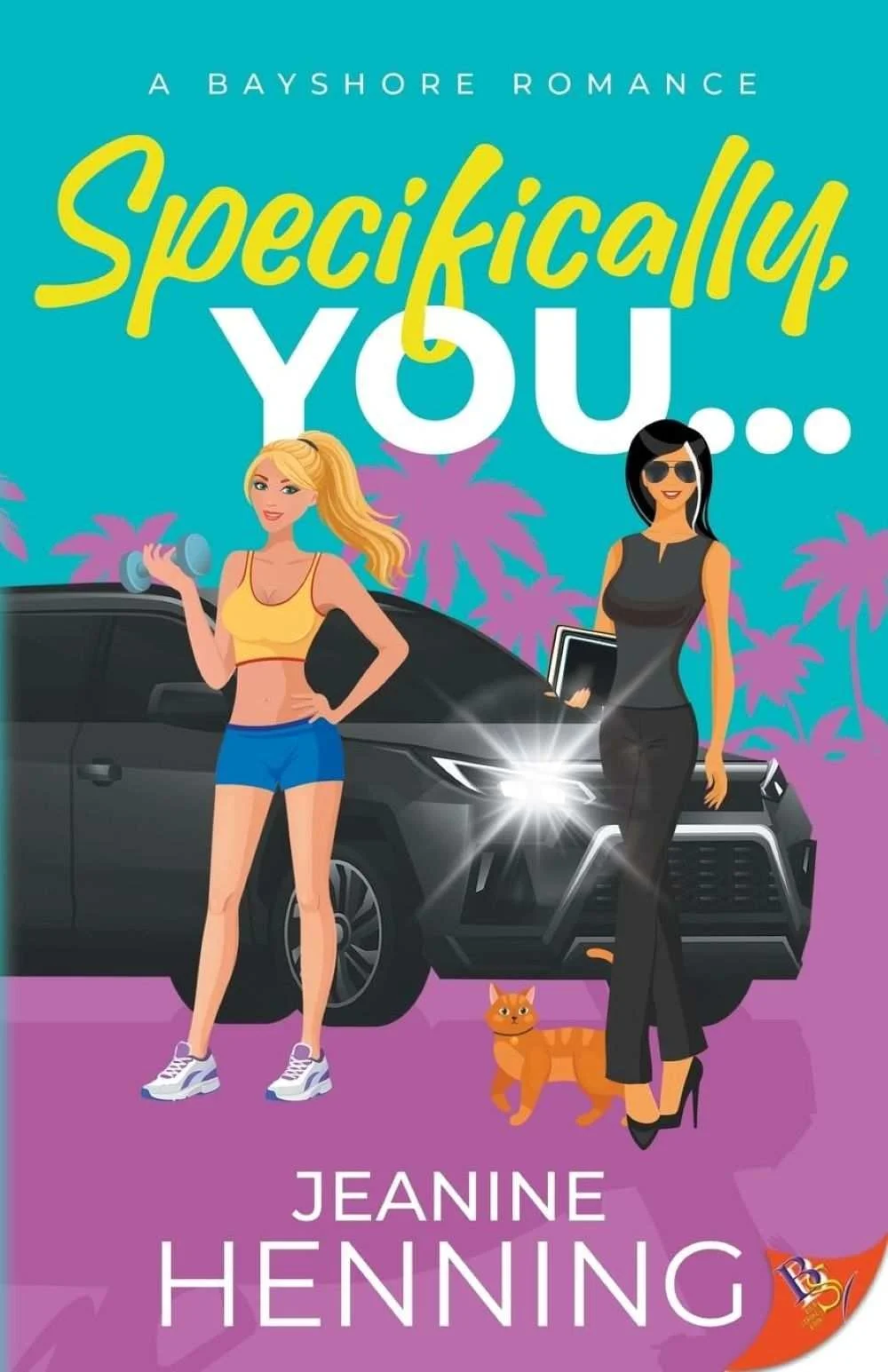 Cover graphic for the October 2026 sapphic romance release Specifically, You by Jeanine Henning