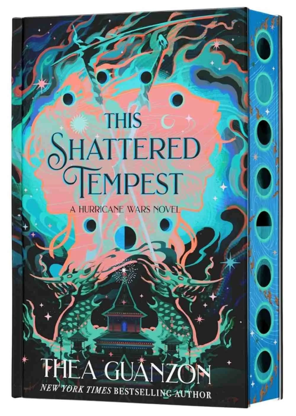 Deluxe paperback edition of the new romantasy This Shattered Tempest