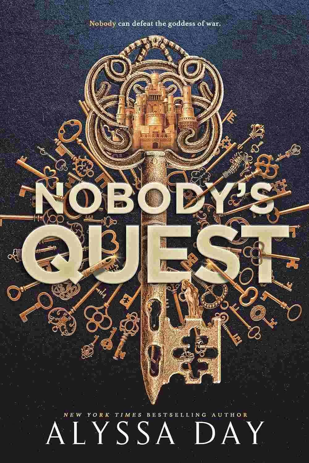 Cover graphic for the fantasy romance Nobody's Quest by Alyssa Day