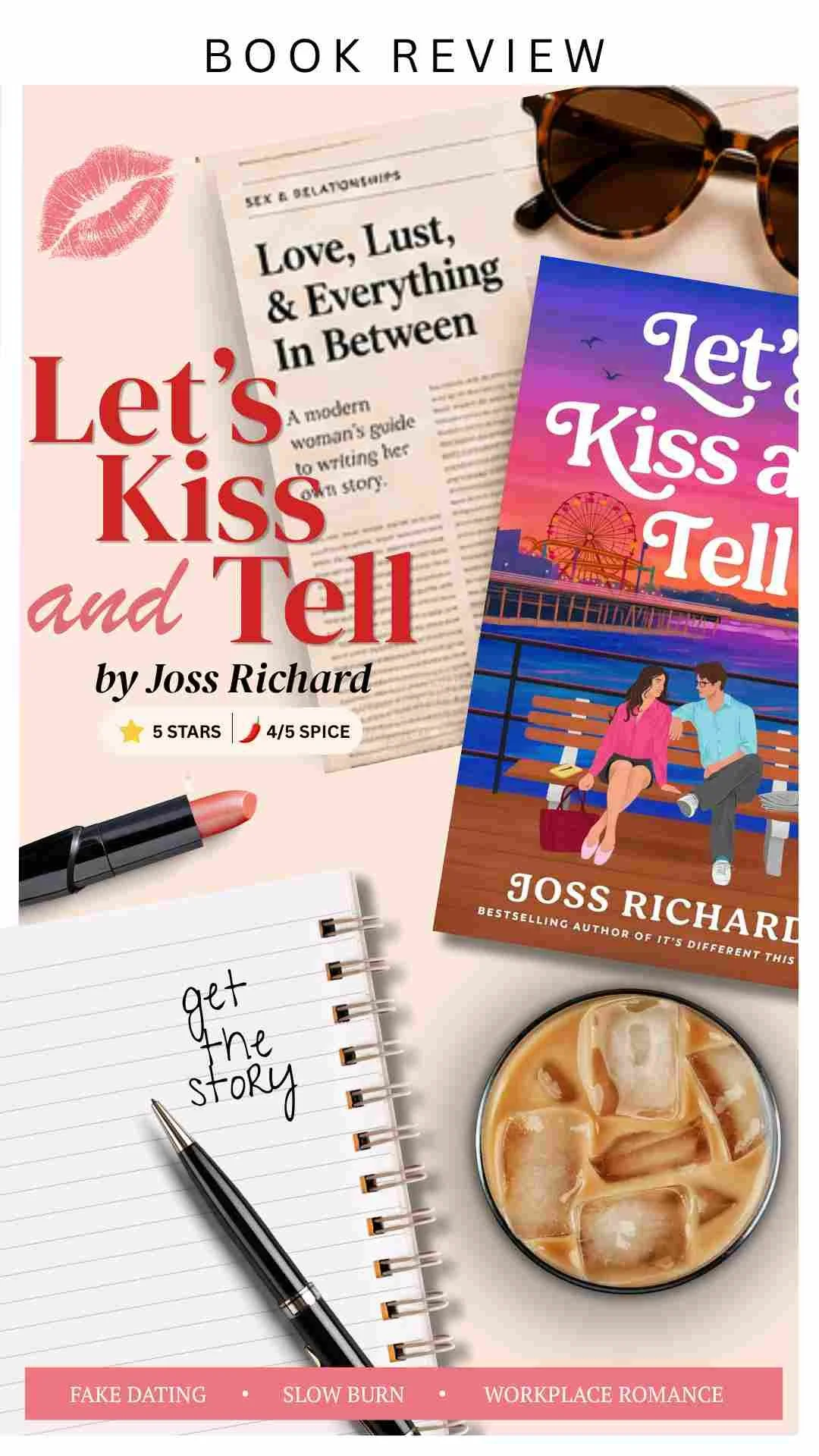 Let's Kiss and Tell Blog Pinterest Pin graphic