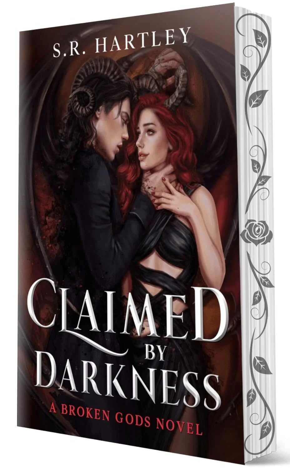 Cover graphic of the book Claimed by Darkness by S. R. Hartley