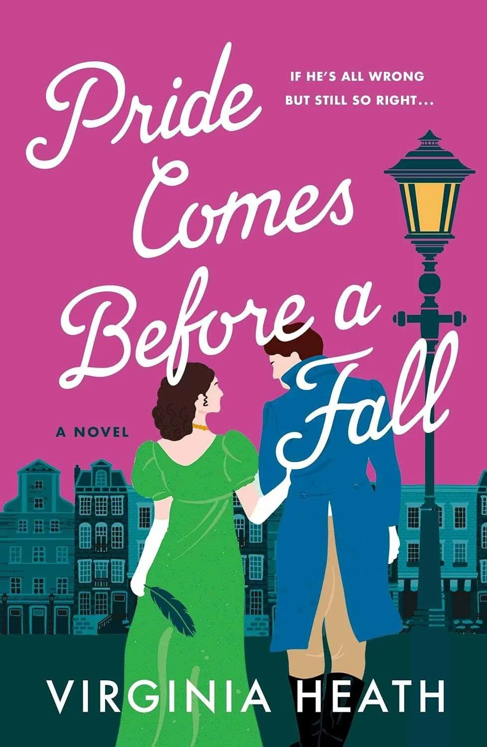 Cover graphic for the historical romance Pride Comes Before a Fall