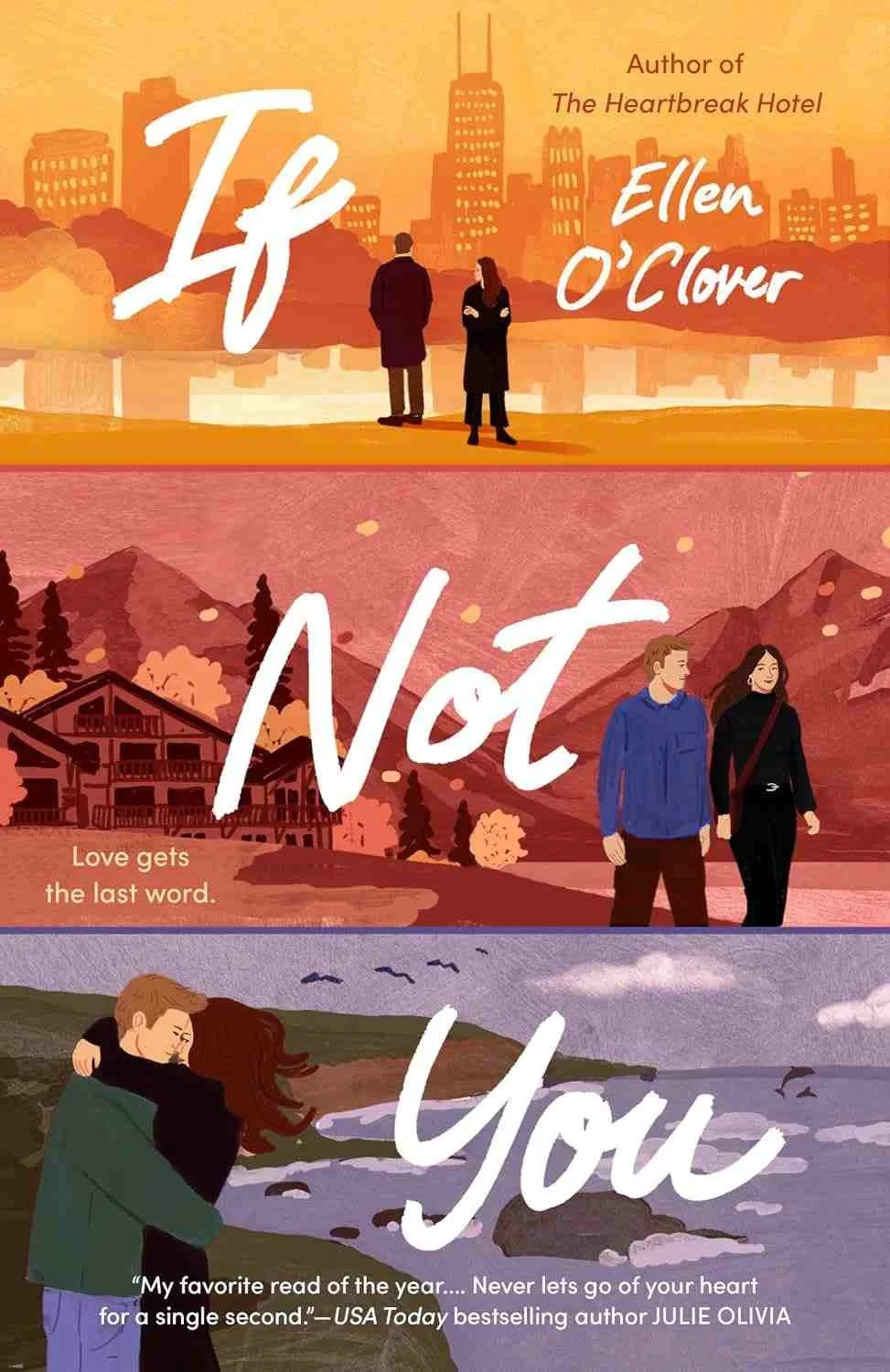 Cover graphic for the new romance release If Not You by Ellen O'Clover