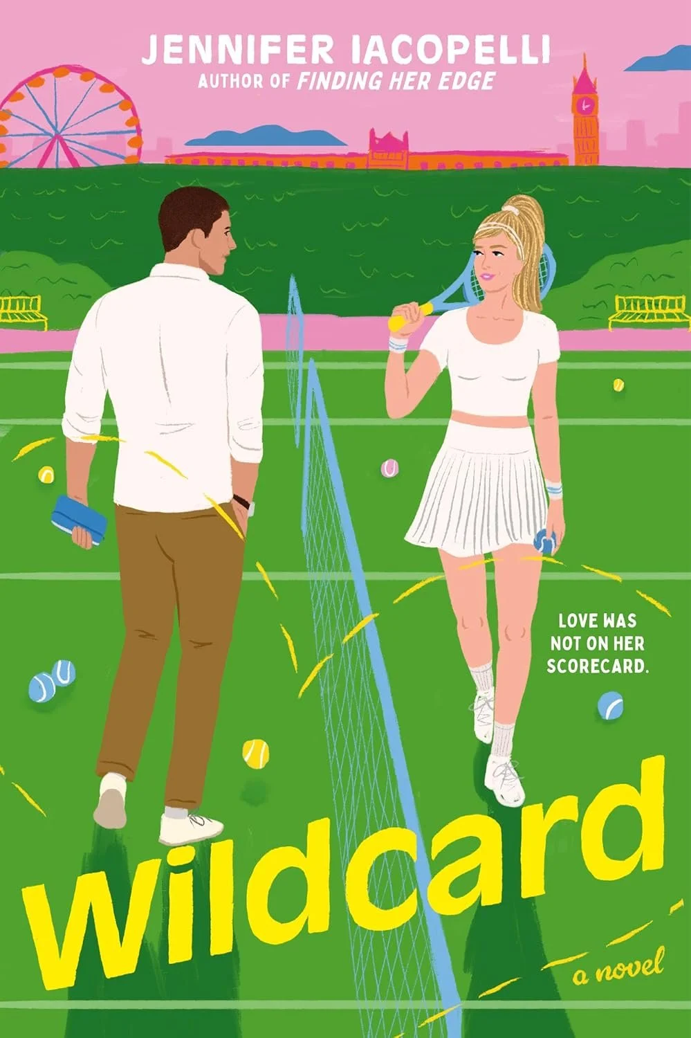 Cover graphic for the new sports romance Wilcard by Jennifer Iacopelli
