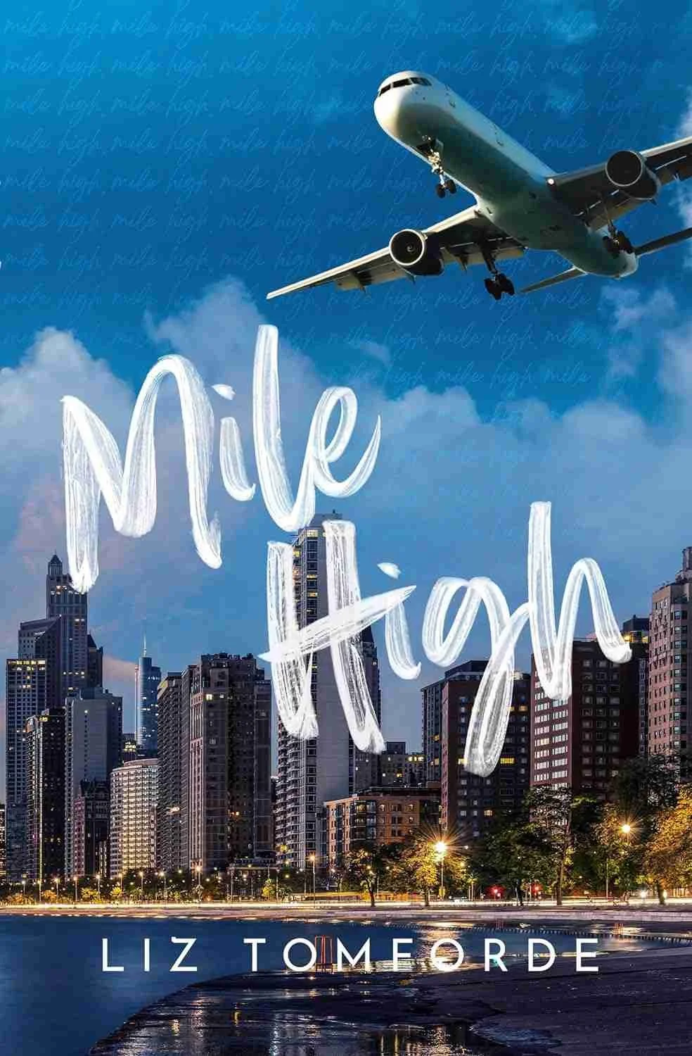 Cover graphic for the hockey sports romance Mile High by Liz Tomforde