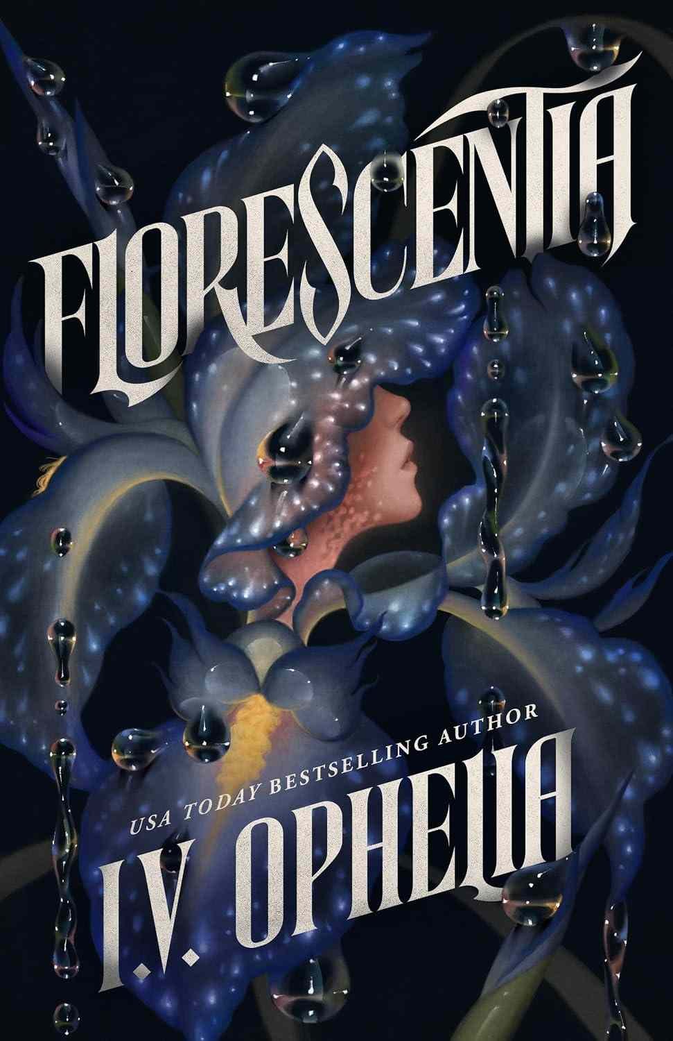 Cover graphic for the romantasy Florescentia by I.V. Ophelia