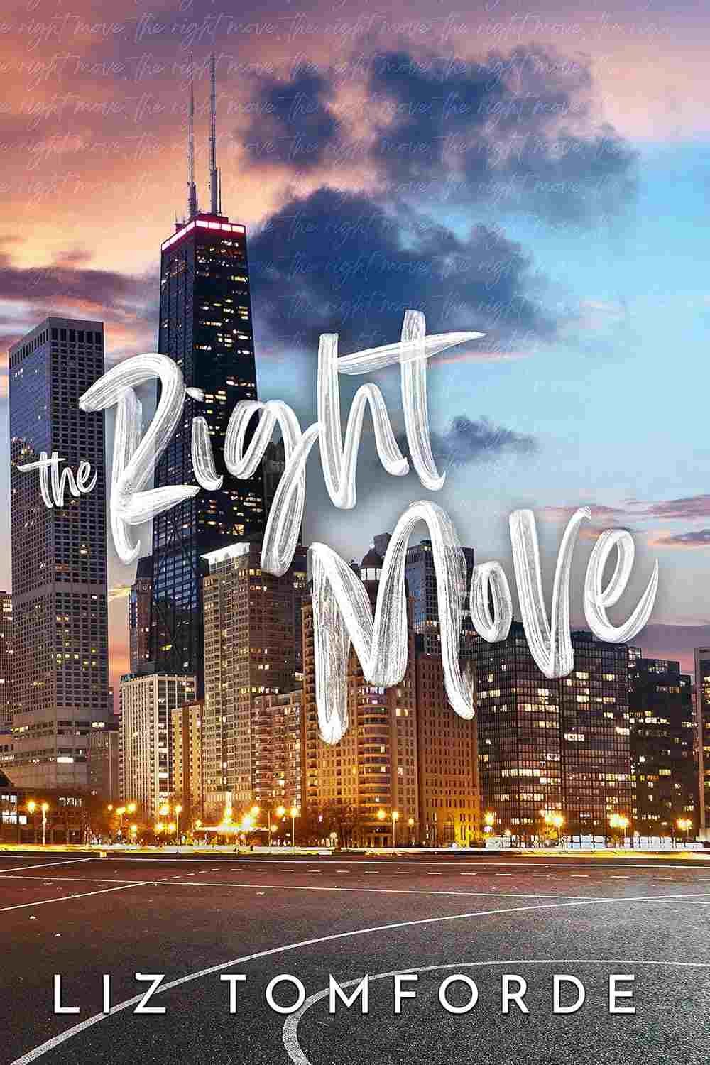 Cover graphic for the basketball sports romance The Right Move by Liz Tomforde