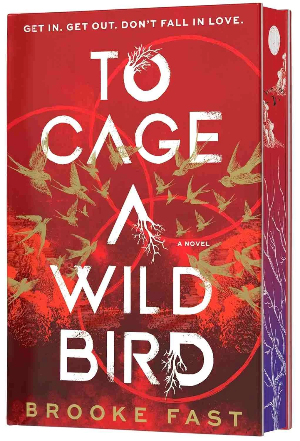 Cover graphic for the dystopian romance To Cage a Wild Bird by Brooke Fast