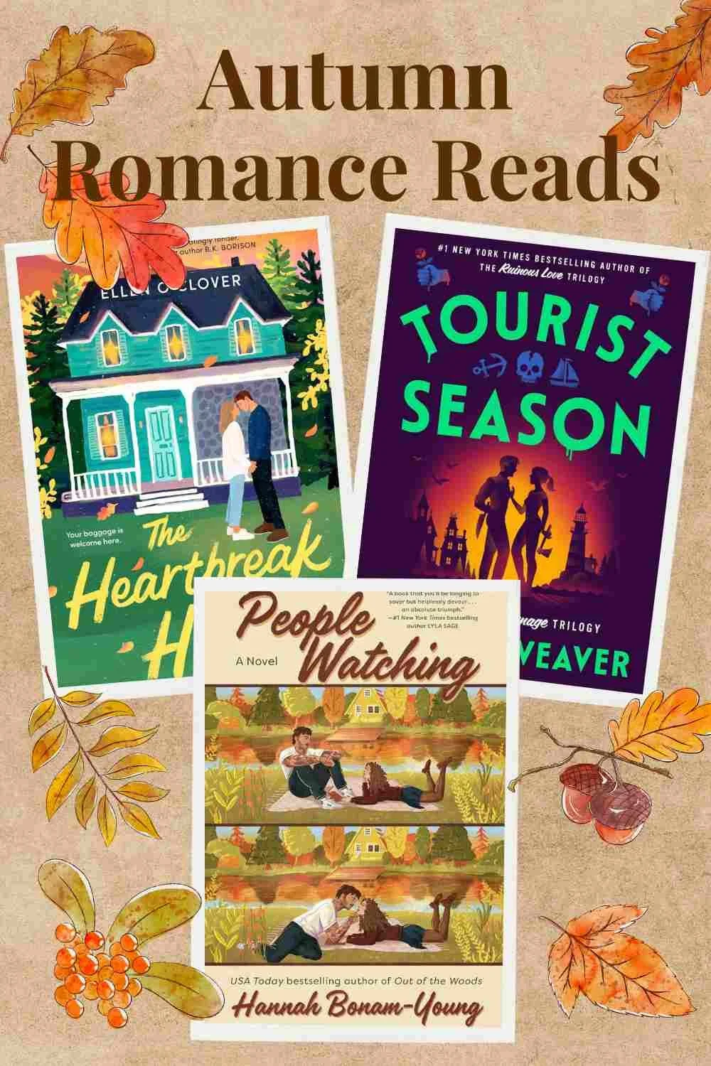 Blog graphic for the 2025 Autumn Romance Reads