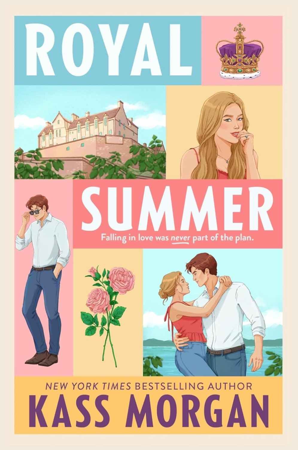 Cover graphic for the romance Royal Summer