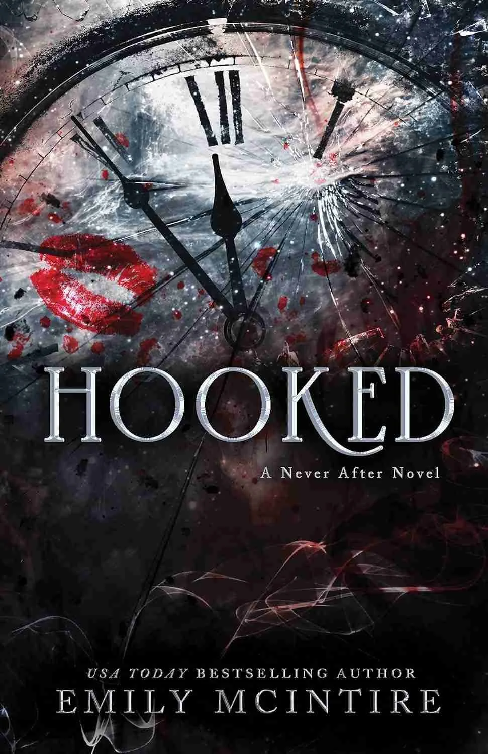 Cover graphic for the dark contemporary romance Hooked by Emily McIntire