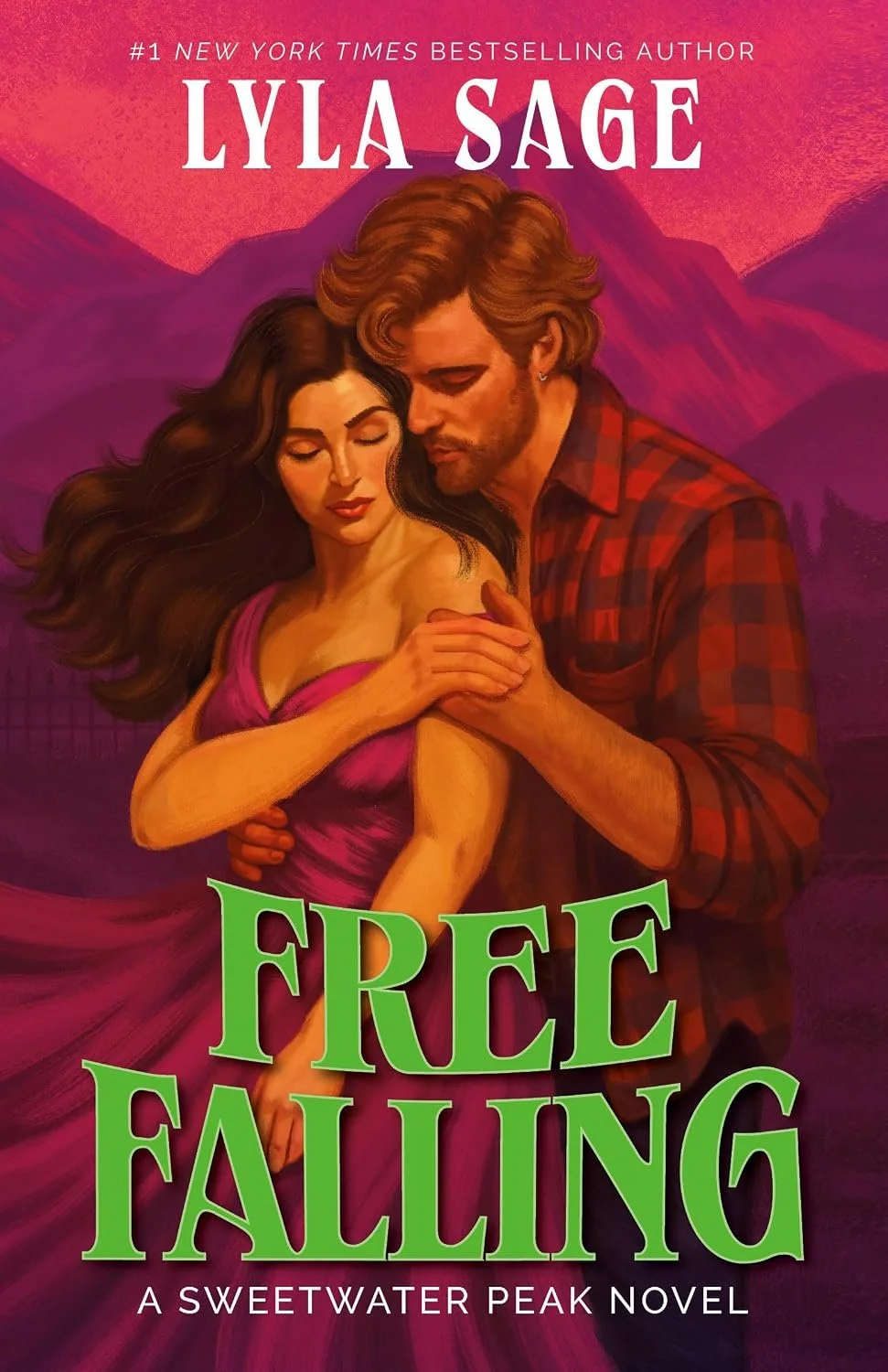Cover graphic for the fall romance Free Falling by Lyla Sage