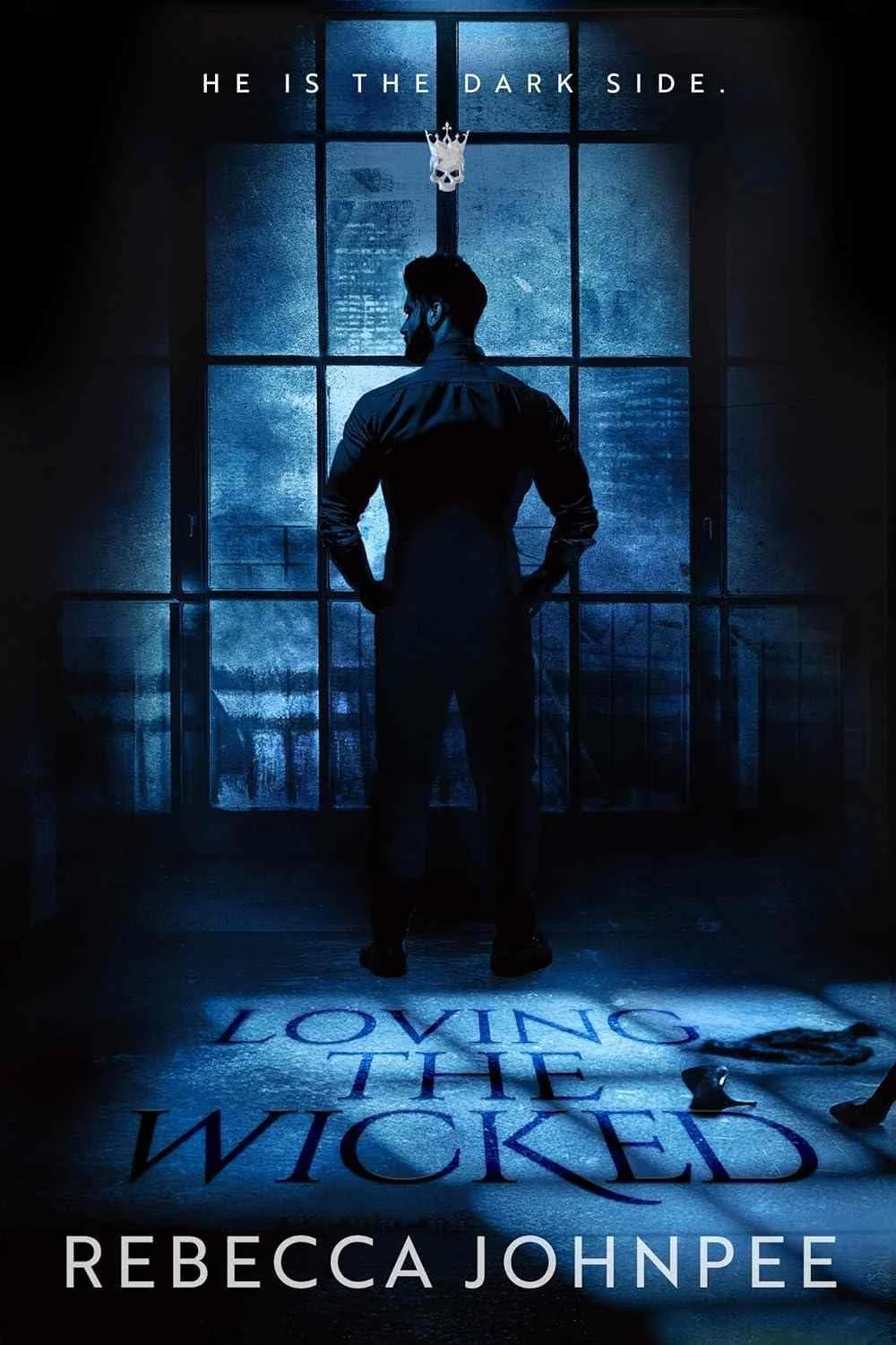 Cover graphic of the dark romance Loving the Wicked by Rebecca Johnpee