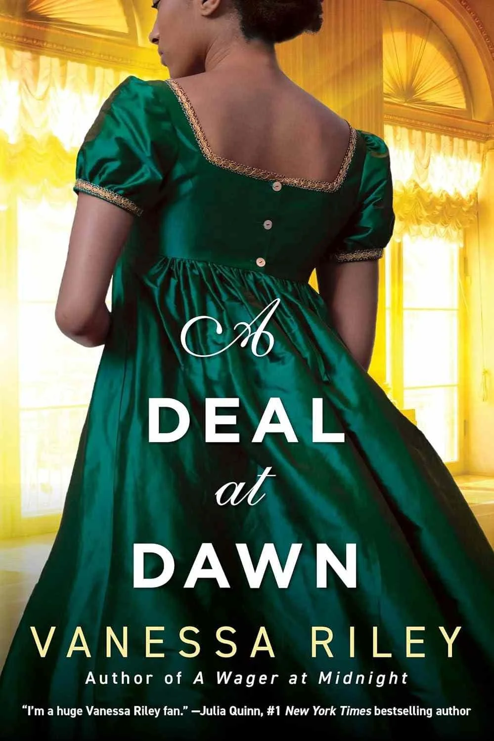 Cover graphic for the historical romance A Deal at Dawn by Vanessa Riley