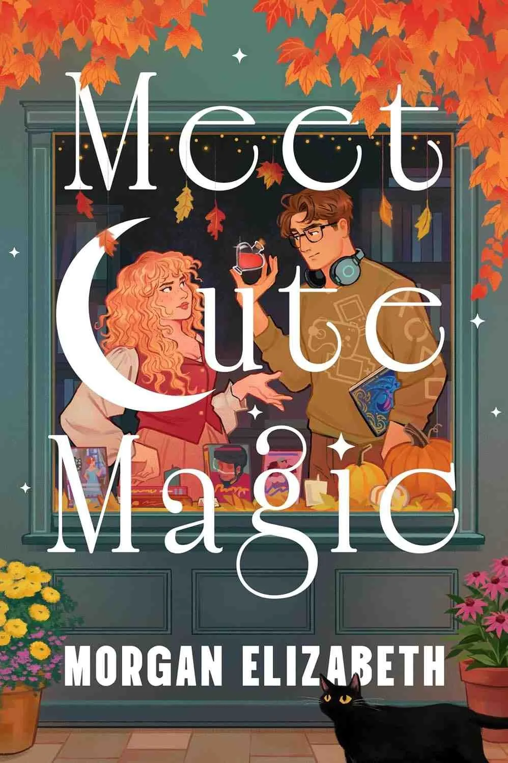 Cover graphic for the fall romance Meet Cute Magic by Morgan Elizabeth