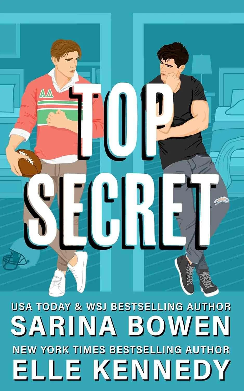 Cover graphic for the MM romance Top Secret by Sarina Bowen and Elle Kennedy