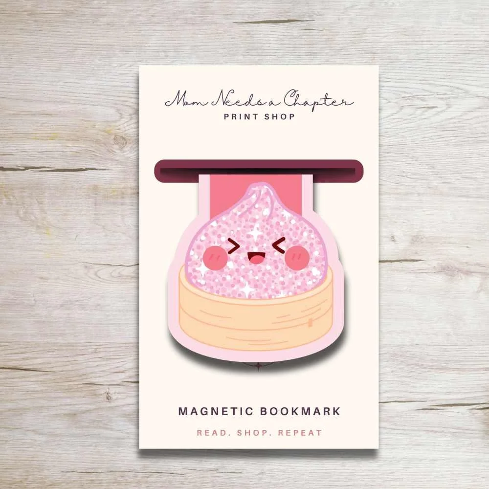 Pink Dumpling Squishy Magnetic Bookmark Blog.jpg
