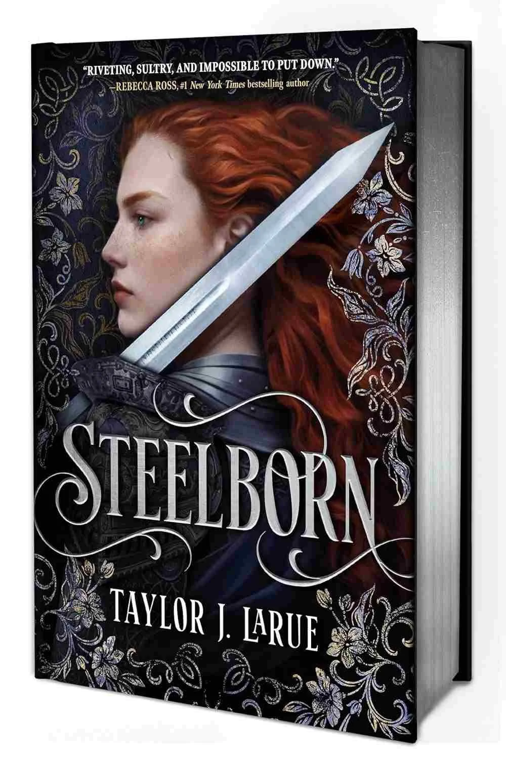 Deluxe hardcover edition of 2026 romantasy Steelborn by Taylor J. LaRue