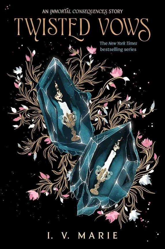 Cover graphic for the new romantasy release Twisted Vows by I.V. Marie