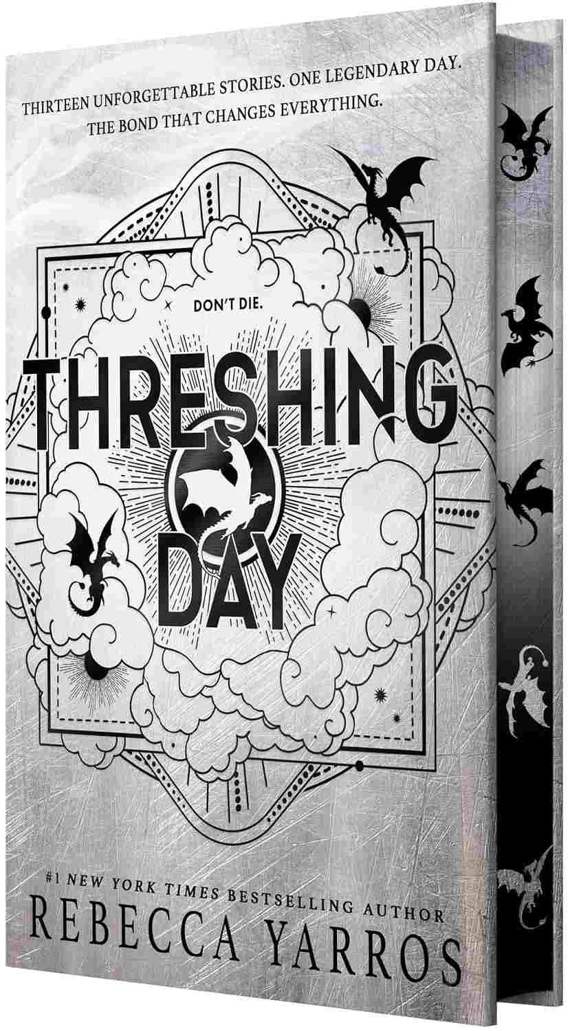 Cover graphic for the dragon romance Threshing Day by Rebecca Yarros
