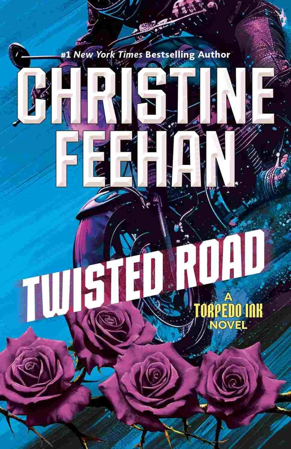 Cover graphic for the July 2026 Romance Release Twisted Road by Christine Feehan