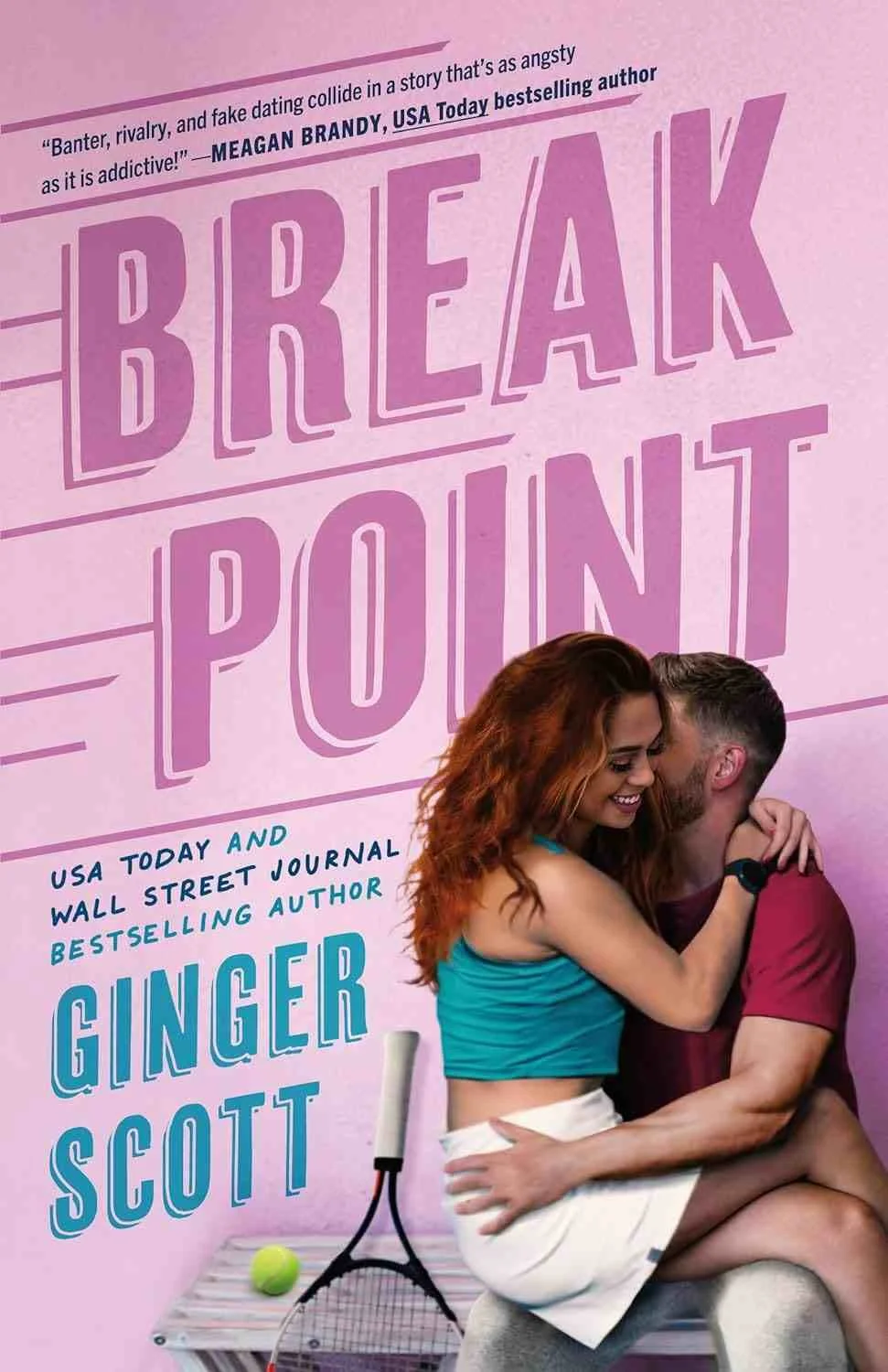 Cover graphic for the new contemporary romance Break Point by Ginger Scott, releasing September 8, 2026