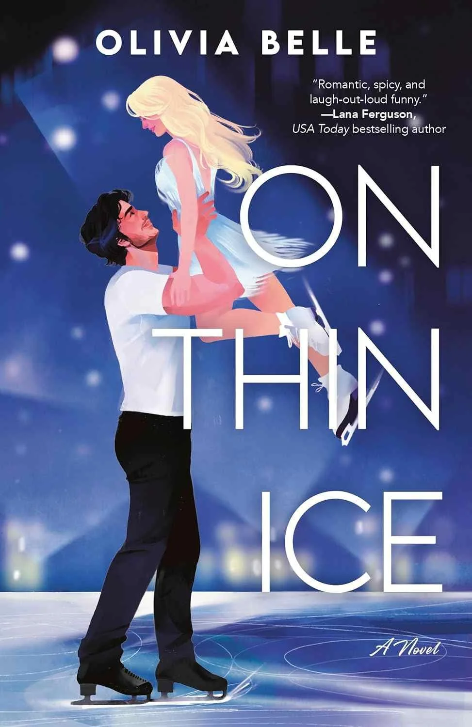 Cover graphic for the book On Thin Ice by Olivia Belle