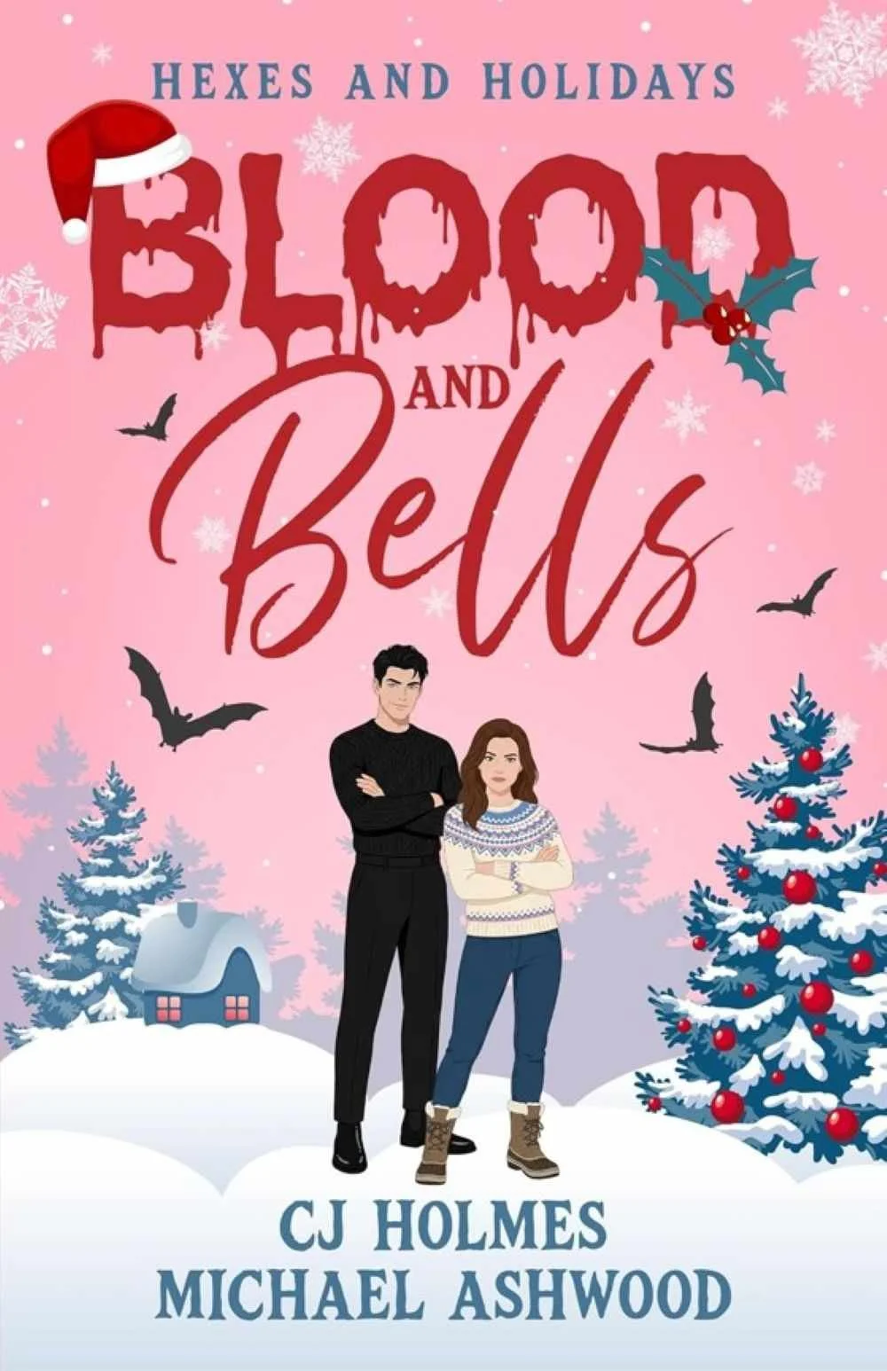 Cover graphic for the 2026 paranormal holiday romance Blood and Bells