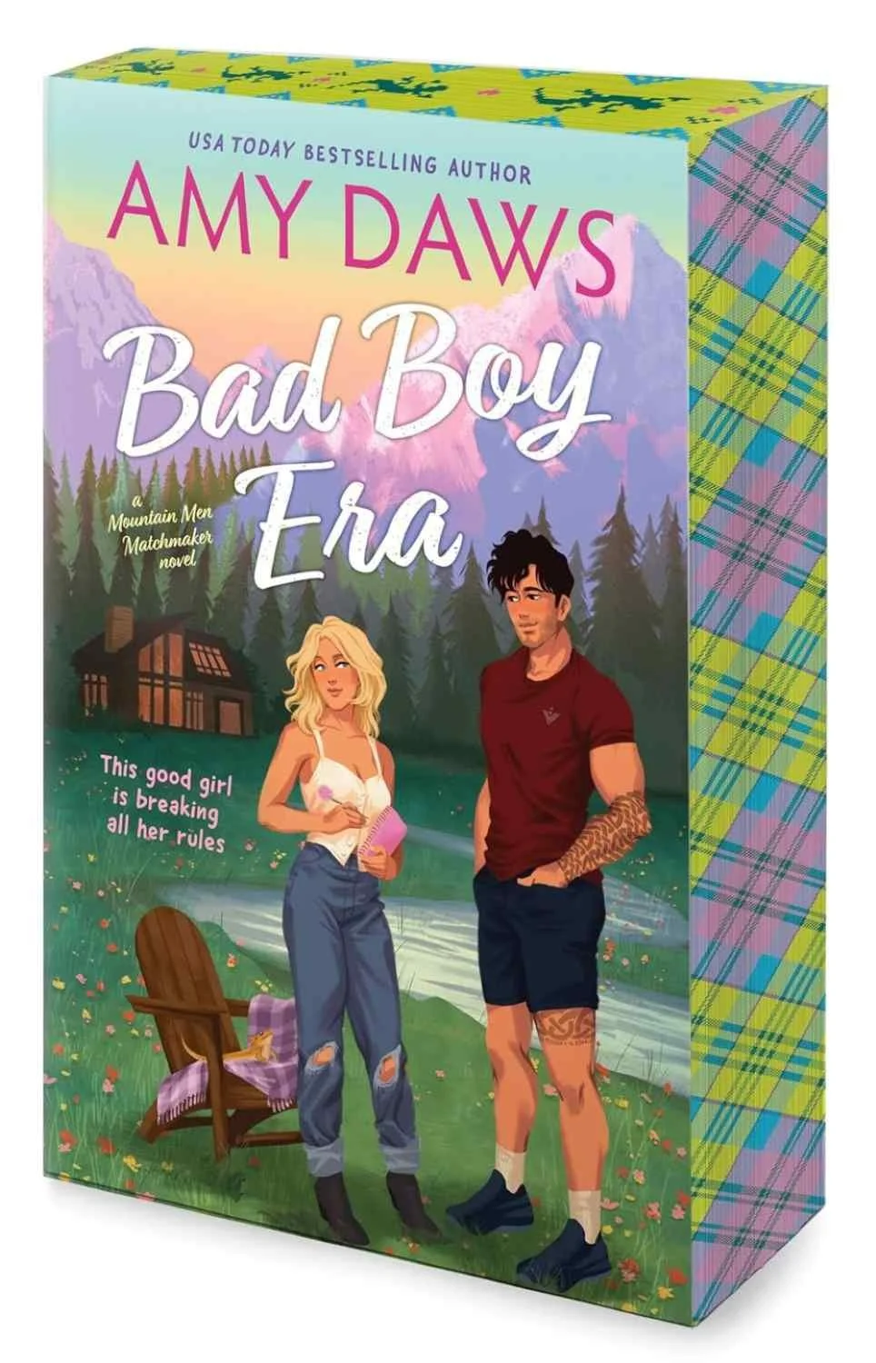 Graphic for the deluxe paperback edition of Bad Boy Era by Amy Daws