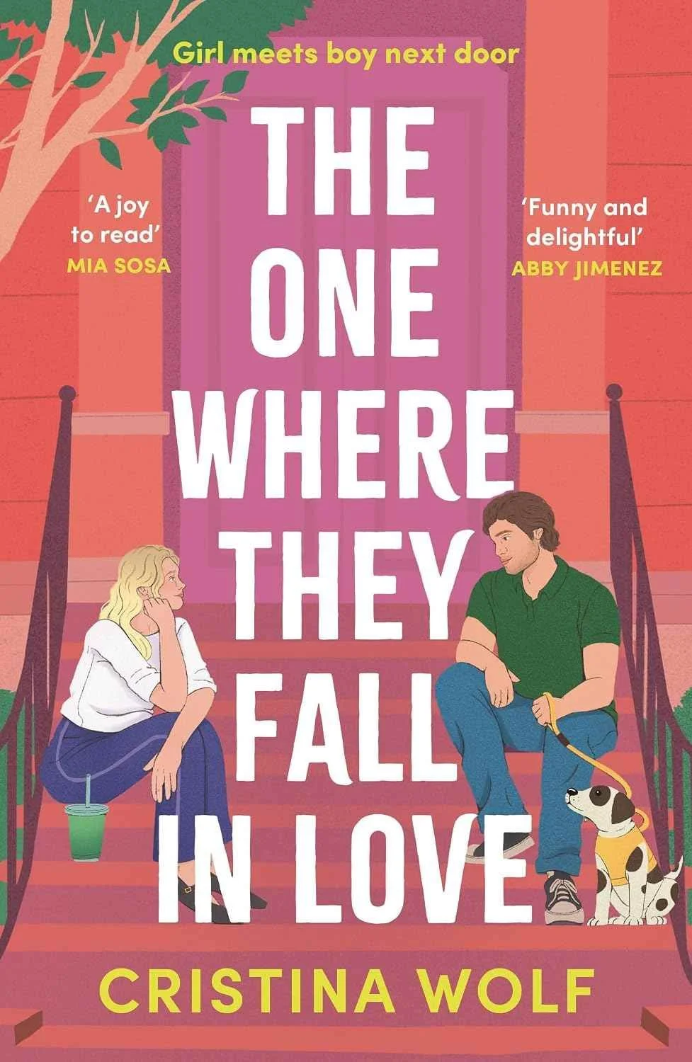 Cover graphic for the new contemporary romance The One Where They Fall In Love by Christina Wolf