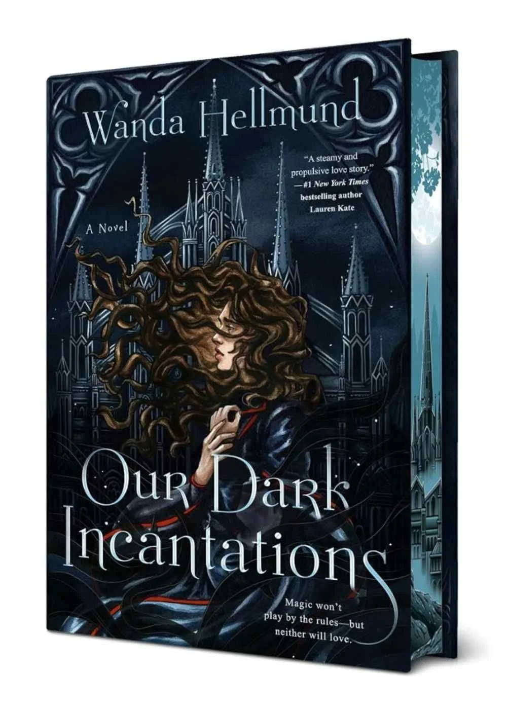Deluxe hardcover edition of the October 2026 release Our Dark Incantations by Wanda Hellmund
