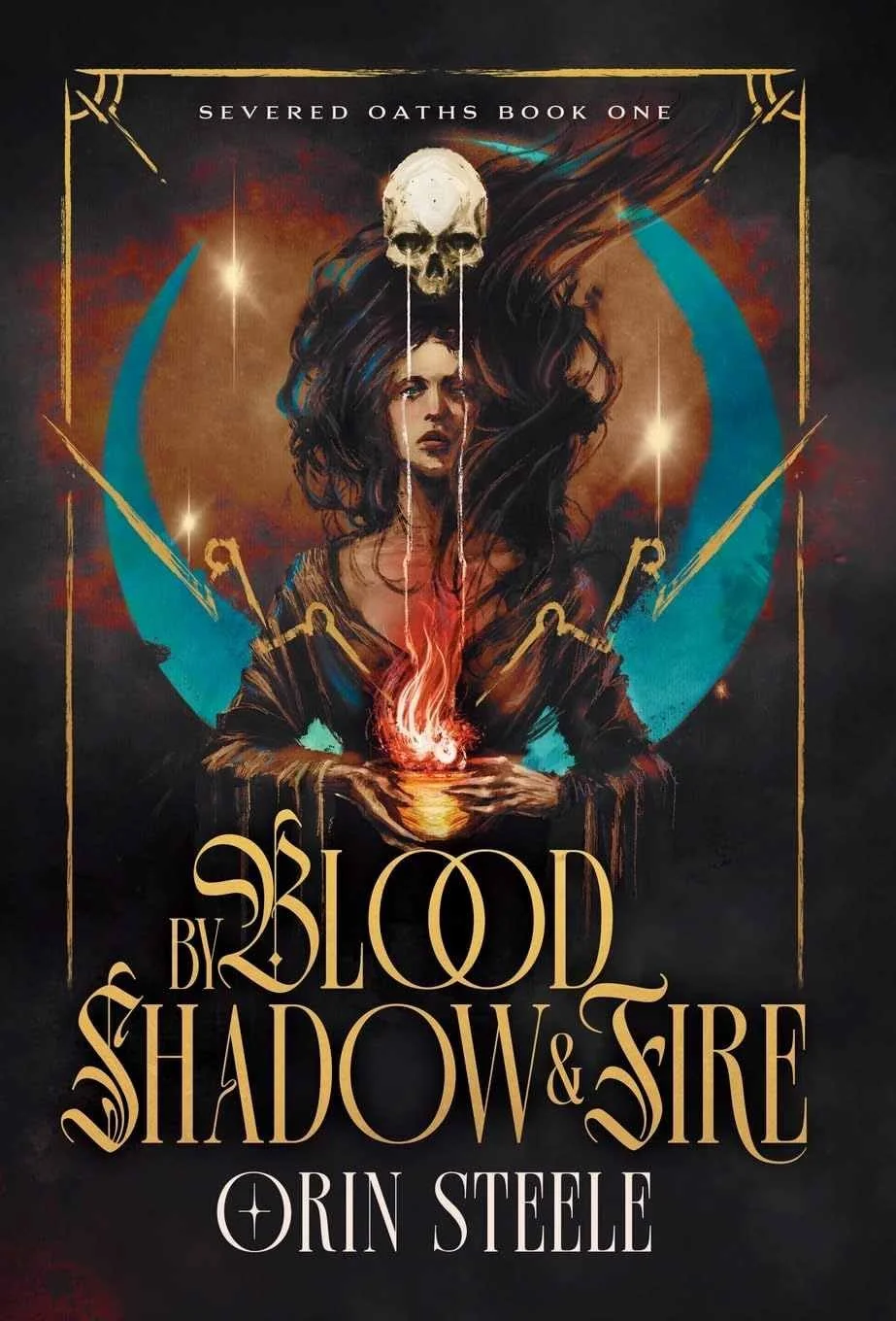 Cover graphic of the book By Blood Shadow and Fire by Orin Steele