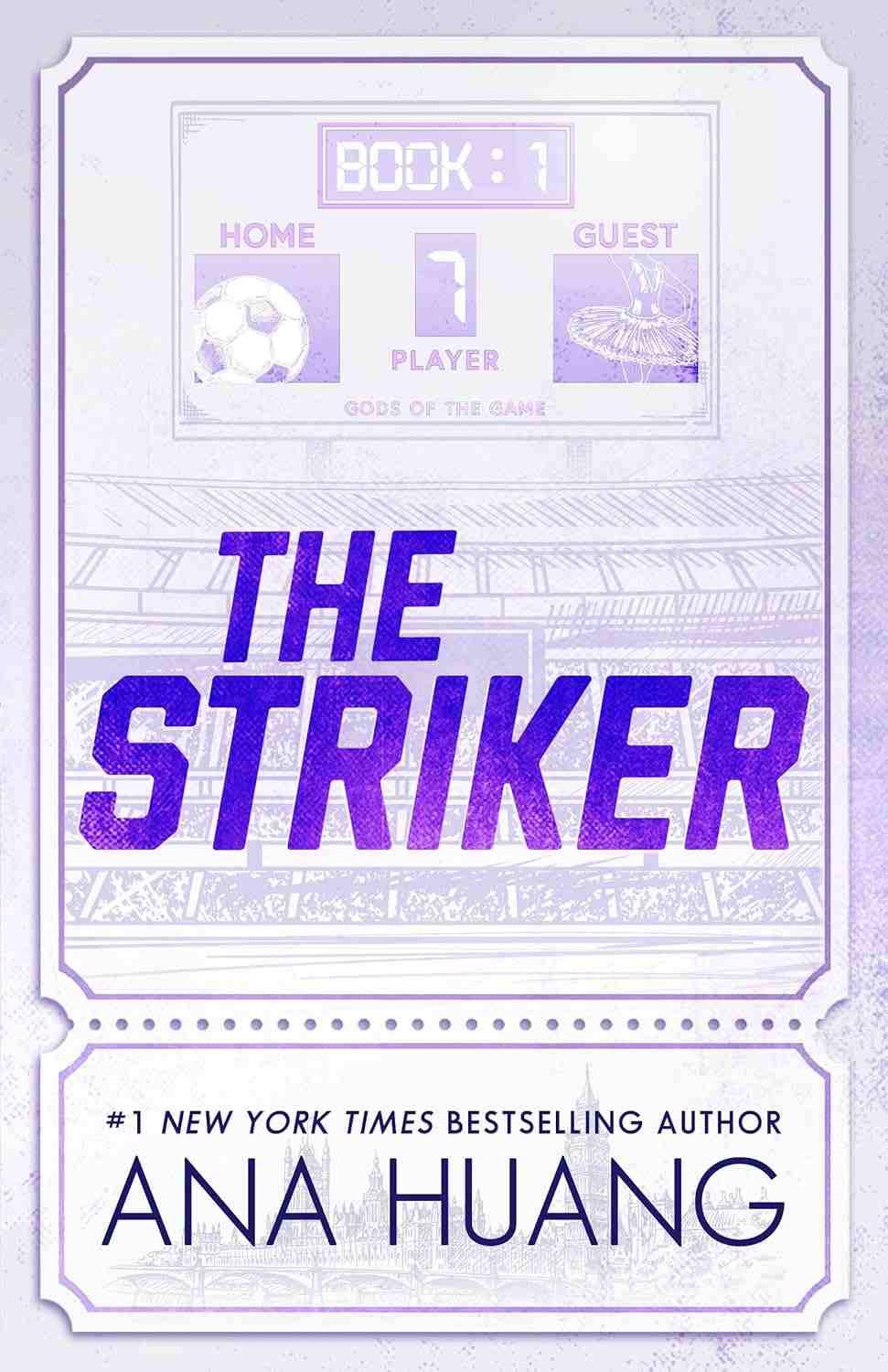 Cover graphic of the sports romance The Striker by Ana Huang