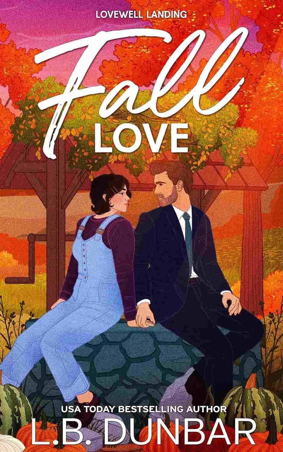 Cover graphic for the fall romance Fall Love by L.B. Dunbar