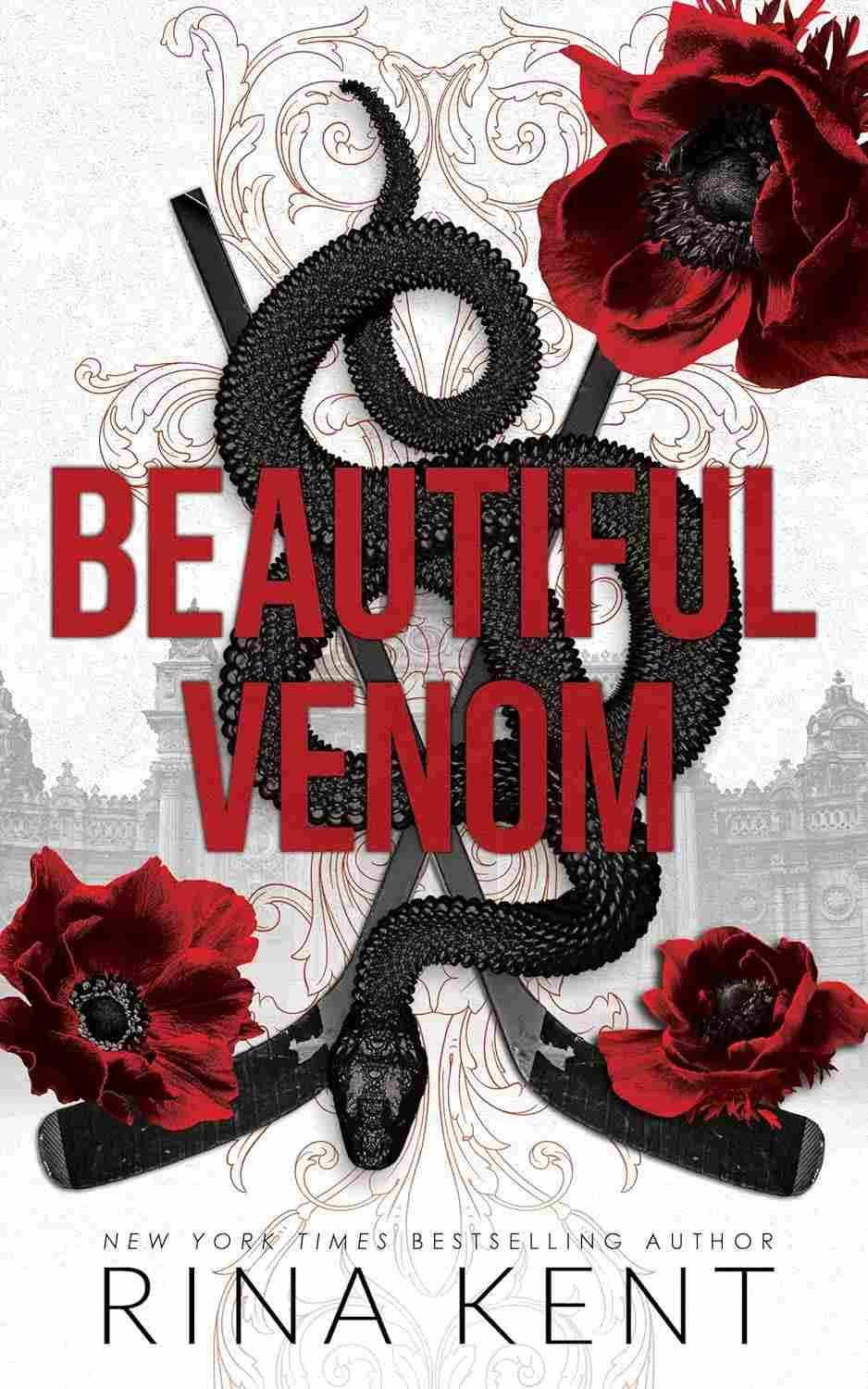 Cover graphic for the dark sports romance Beautiful Venom by Rina Kent