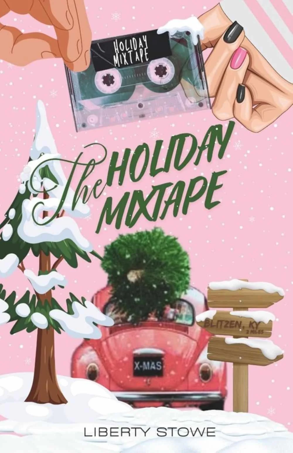 Cover graphic for the holiday rom com The Holiday Mix Tape