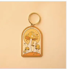 Mushroom Key Chain