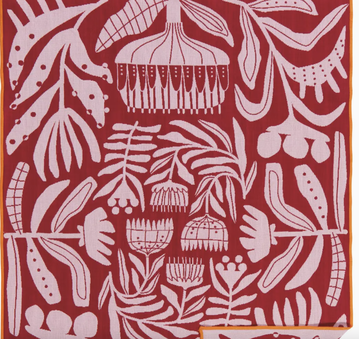 FOLK TEA TOWEL