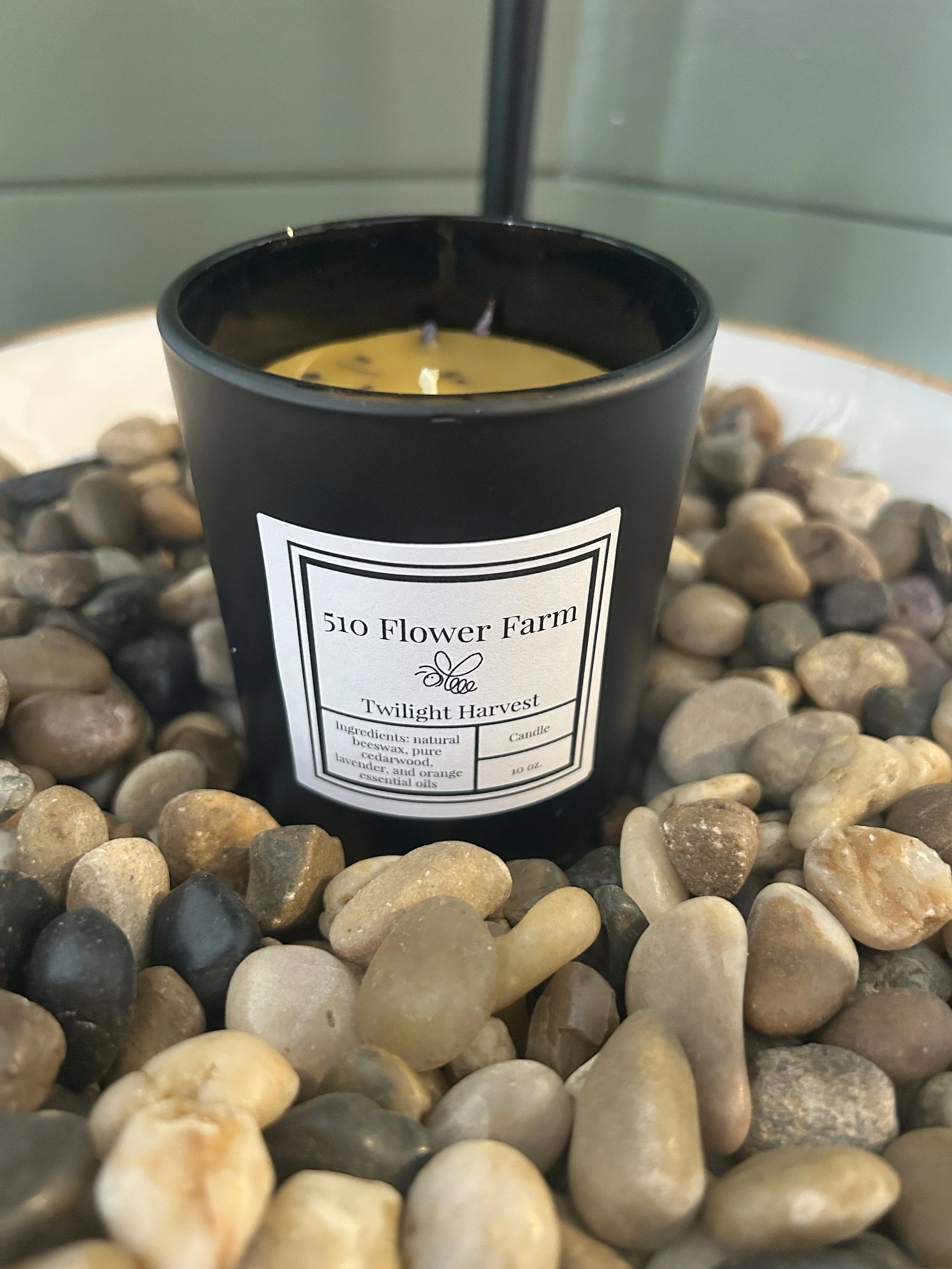 Twilight Harvest Beeswax Candle