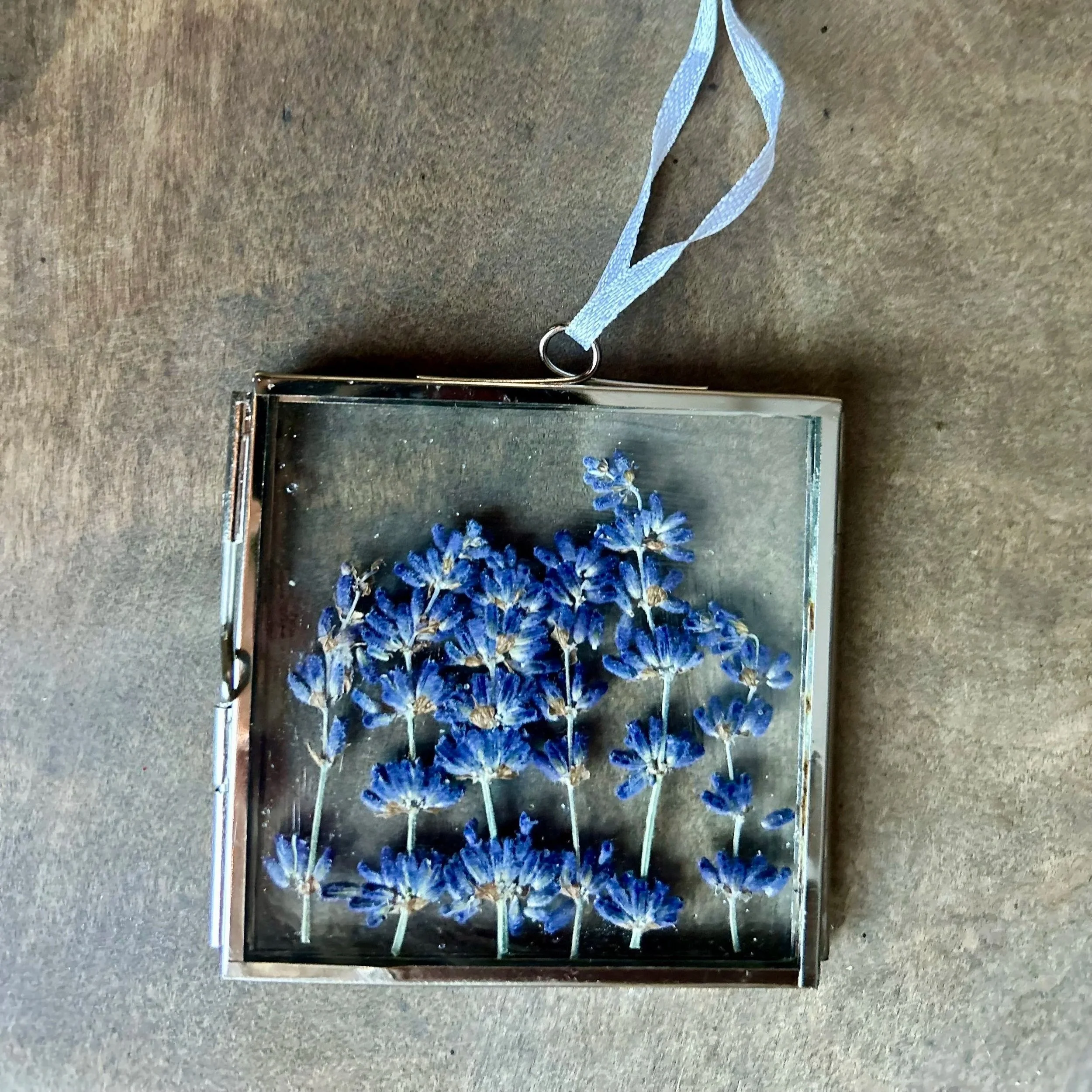 Lavender Pressed Flower Ornament