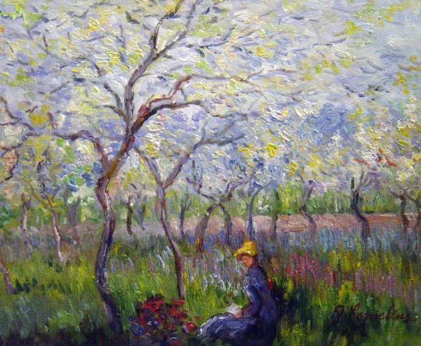 An Orchard In Spring, Claude Monet 1886